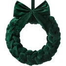 Christmas Velvet 14" Wreaths For Front Door Or.... Fixed Price $45.84.