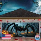 Tingjoo 7X16 Ft Halloween Garage Door Banner Giant Spider Decoration. Fixed Price $43.18.
