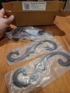 Delaney 489300SS Exterior Shutter Hook 7" Black Non Rattling Spring 2 Lots 7PR. Fixed Price $100.00.