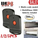 1/2/5X For Multi-code Multicode Linear MCS308911 300MHZ Black Remote. Fixed Price $47.48.