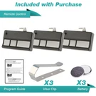 3X For Sears Craftsman 139.53708 61LM 63LM Garage Door Opener Remote 390MHZ. Fixed Price $34.95.