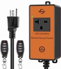 Miaolink 220V Automatic Remote Vacuum Switch Wireless For Dust Orange Open Box. Fixed Price $59.99.