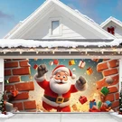 7 X 16 Ft Halloween Garage Door Decorations Witch Cov. Fixed Price $55.90.