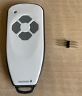 Marantec Four Button Garage Door And Gate Remote Opener 384 Channel. Fixed Price $20.00.