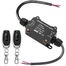 Urant Dc 12V 24V Wireless Remote Control SWITCH,433MHZ Rf 12-48V, Black. Fixed Price $42.49.