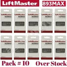 Liftmaster 893MAX 3-BUTTON Visor Garage Door Opener Remote Control Pack Of 10. Fixed Price $95.00.