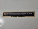 Dresser Wayne WU009879-0095 Misc Decal,emv Chip Reader Instructions. Fixed Price $18.00.
