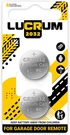 Lucrum 2-PACK Garage Door Remote Battery For Liftmaster 375UT, 380UT 2-BUTTON,. Fixed Price $16.79.