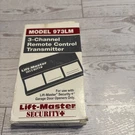 Lift-master 973LM Remote Control Transmitter For Use Security Open Box. Fixed Price $25.00.