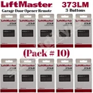 Liftmaster 373LM Security+ Button Garage Door Opener Remote Control - 315MHZ. Fixed Price $89.90.