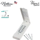 Compact 3-BUTTON Garage Door Opener Keypad Ergonomic Design Included Battery. Fixed Price $47.69.