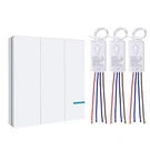 Wireless Light Switch, 3 Gang Remote Wall With Mini Receiver Push Butt.... Fixed Price $58.39.