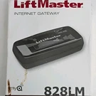 Liftmaster 828LM Myq Internet Gateway W/ Power Adapter, Smartphone Control. Fixed Price $25.00.