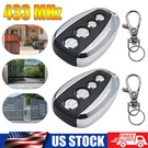 2X Universal Automatic Sliding Opener Remote For 433MHZ Non-encrypted Doors. Fixed Price $12.45.