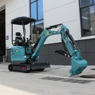 Mini Excavator Kubota Engine Telescopic Side Swing Tracked 2.5T Digger Free Ship. Fixed Price $12998.70.