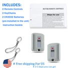 2PCS Garage Door Remotes For Linear Dip 300MHZ Multi-code 306010 30891. Fixed Price $16.99.