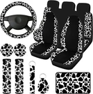 Frienda Cow Print Car Interior Seat Cover Kit 13 Pieces. Fixed Price $60.81.