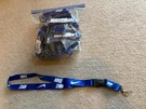 Nike Lanyards Detachable Keychain Badge Id Holders Blue White Lot Of 25 Nwt. Fixed Price $19.99.