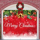 Teenyyou 7X8FT Christmas Snowflake Garage Decoration Banner Indoor Outdoor. Fixed Price $32.18.