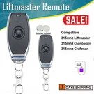 2 Compatible 373LM 1 Button Liftmaster Raynor Remote Control Garage Door Opener. Fixed Price $15.35.