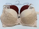Nwt Hush 36C Maroon Pink Lace Heather Push Up Padded Adjustable Strap Bra 2 Pack. Fixed Price $27.99.