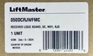 Liftmaster 050DCRJWFMC Receiver Logic Board, Dc, Wifi, Rjo 315MHZ Security+ 2.0. Fixed Price $950.00.