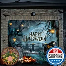 Teenyyou Halloween Garage Cover Banner 7X8FT Spooky Outdoor Decoration. Fixed Price $46.18.