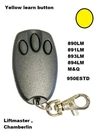 Liftmaster Garage Door Opener Key Chain Remote Transmitter Yellow Learn Button. Fixed Price $12.95.