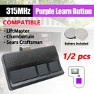 Garage Door Opener Remote For Chamberlain Liftmaster 373W Purple Learn Button. Fixed Price $15.98.