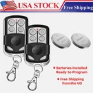2PCS 893MAX 139.53753 956CD/893RGX For Chamberlain Liftmaster Garage Door Remote. Fixed Price $14.96.