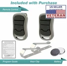 Garage Door Opener, 2 Pack, 3-BUTTON Remote For Genie Overhead G3T-R G3T-BX. Fixed Price $16.95.