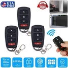 Universal 433MHZ Garage Door Remote Electric Cloning Control Key Fob Opener. Fixed Price $8.63.