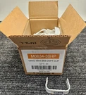 (qty 40) Amerimax M0634-30HP 2" 3" K-style White Vinyl Downspout Clip. Fixed Price $44.99.