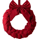 Christmas Velvet 14 Wreaths For Front Door Orn.... Fixed Price $54.38.