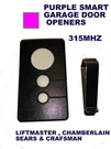Sears Craftsman 139.53753 Button Garage Door Opener Remote Transmitter 315MHZ. Fixed Price $10.96.