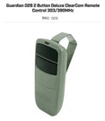 Guardian D2B Deluxe Clearcom 303MHZ/390MHZ Remote Control Garage Openers. Fixed Price $19.99.