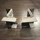 Pair Of Liftmaster Used Safety Sensor Brackets Garage Door Chamberlain. Fixed Price $7.99.
