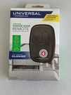 Chamberlain Universal 2-BUTTON Garage Door Remote Clicker KLIK5U-BK2 Nos Sealed. Fixed Price $16.00.