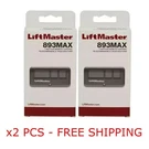 2 Pack 893MAX Liftmaster Button Remote Control Garage Door Opener. Fixed Price $21.95.