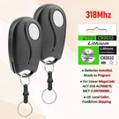 2X MCT-3 Megacode 318MHZ Remote For Linear LD033 LD050 LS050 Garage Door Openers. Fixed Price $20.98.