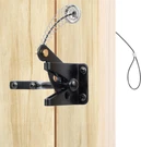 Self-locking Gate Latch With Stainless Steel Spring Cable Pull Fit For Wood/viny. Fixed Price $9.23.