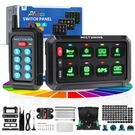 Mictuning Wireless Rgb 8 Gang Switch Panel Remote Control Circuit Relay System. Fixed Price $116.09.