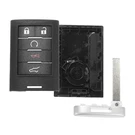 Autohaux Button Fob Case Keyless 2.76"X1.57", Black, Silver Tone. Fixed Price $13.99.