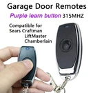 For Liftmaster 315 Mhz 373W Garage Door Opener Key Chain Remote Transmitter. Fixed Price $19.45.