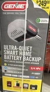 Genie 3/4 Hpc Smart Belt Drive Garage Door Opener Wifi Battery Back-up 1155B-VE. Fixed Price $224.95.