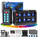 Rgb 8 Gang Switch Panel W/ Wireless Remote On-off Circuit Control Relay System. Fixed Price $104.39.