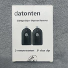 Datonten 1-BUTTON Garage Door Remote For Genie 1B 390MHZ Black (2) Clips. Fixed Price $10.00.