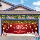 Ttchang Christmas Garage Door Cover Large Banner Backdrop Decorations. Fixed Price $62.49.