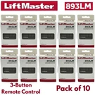 Liftmaster 893LM Security+ Button Garage Door Opener Remote Pack Of 10. Fixed Price $98.99.