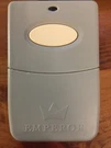 Emperor Garage Door Opener Grey With Visor Clip. Fixed Price $11.00.